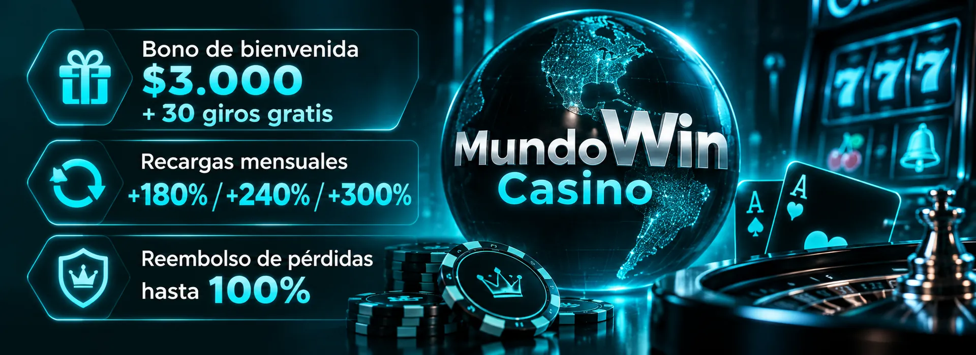 30 giros gratis + 10% en tu primer depósito